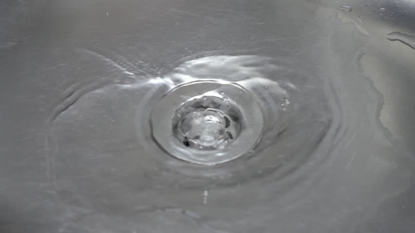 close up of kitchen sink drain with water drop stock footage video close up of kitchen sink drain with water drop stock footage video