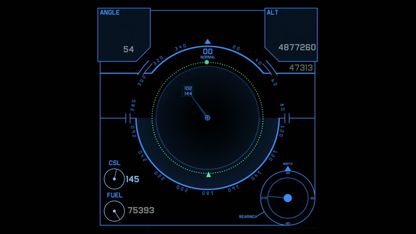 Computer Game Interface,hi-tech Software Panel,aviation Radar GPS ...