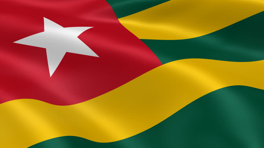 Flying Flag Of TOGO LOOPED Stock Footage Video 909325 | Shutterstock