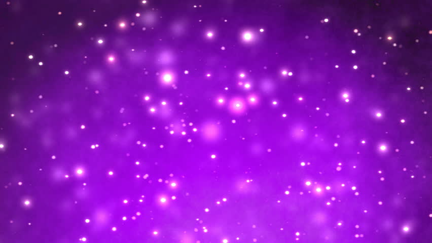 Purple Glitter Bokeh Particle Background Stock Footage Video (100%