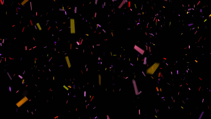 Colorful Party Confetti Perfect For Celebrations. 1080p And Contains An