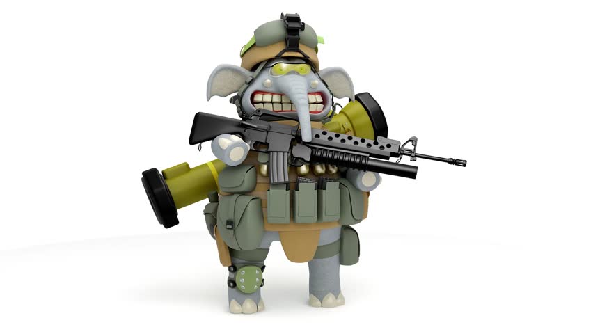 Header of infantryman
