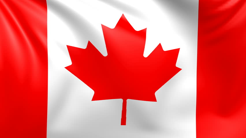 Canada Flag Flowing In The Wind Stock Footage Video 937279 | Shutterstock