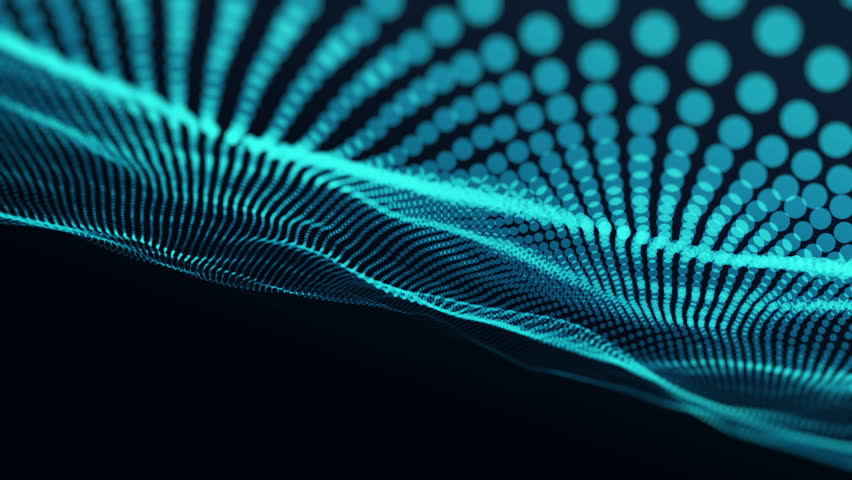 Abstract Background with Wavy Lines Stock Footage Video (100% Royalty