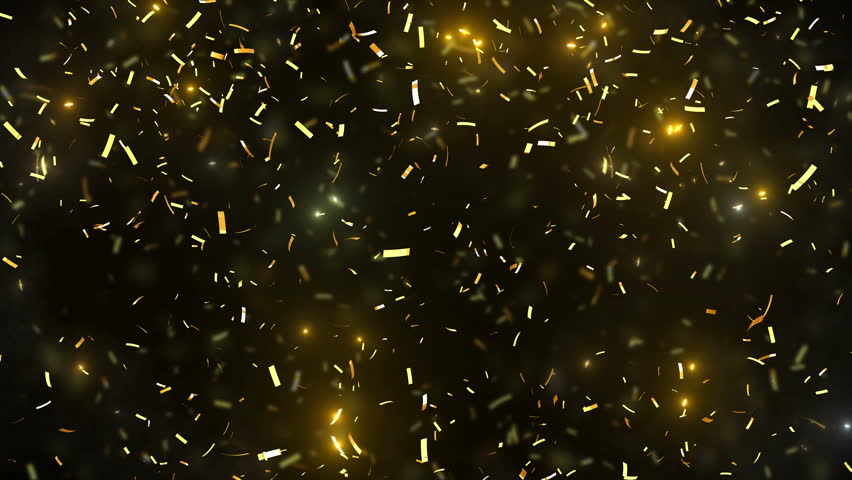 Blue Shiny Confetti Background Loop Stock Footage Video 3002290 ...