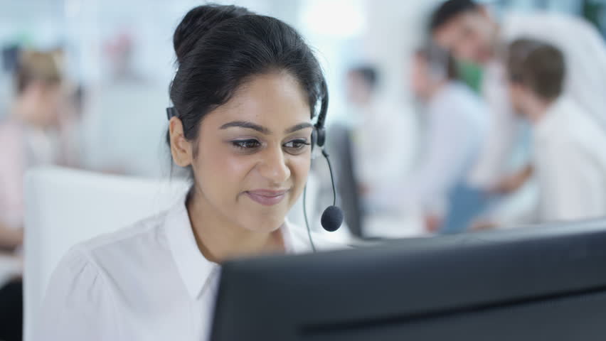 People working at a call center Image Free Stock Photo Public 