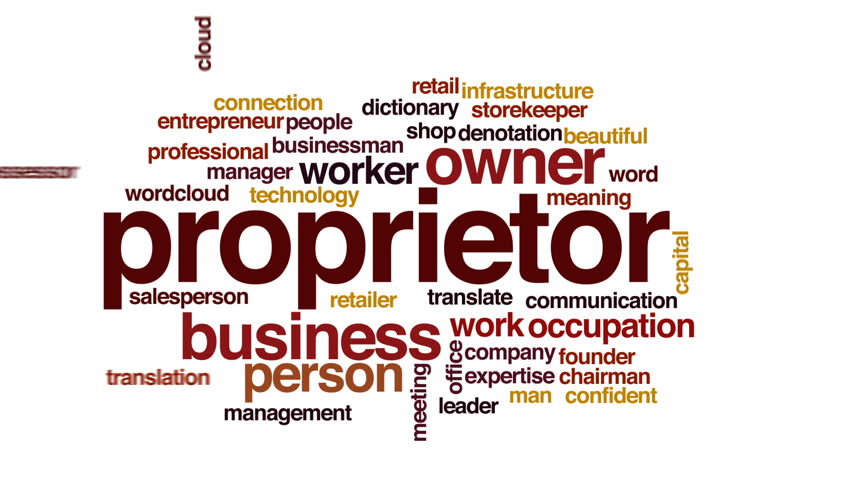 Header of proprietor