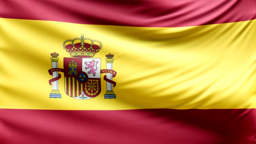 Spain Flag Loop 3 Stock Footage Video 1372597 | Shutterstock
