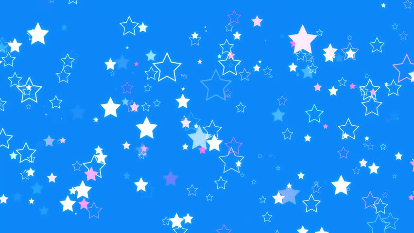 Animated Stars Background. Computer Generated Abstract Motion ...