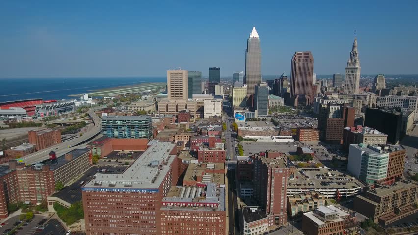 Buildings and towers in Cleveland, Ohio image - Free stock photo ...