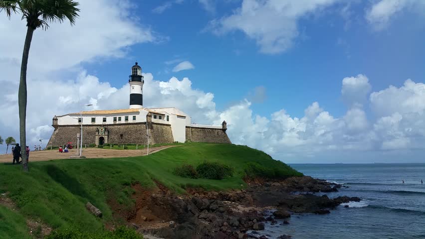 View of Farol da Barra Lighthouse in Salvador, Brazil image - Free ...