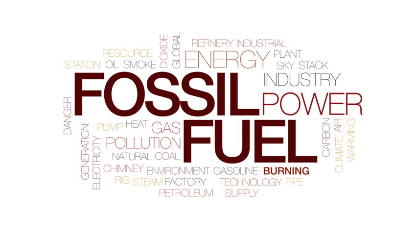 fossil fuel words