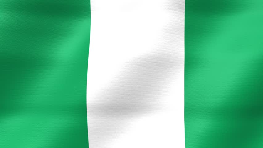 Flag Of Nigeria Background Seamless Loop Animation Stock Footage Video ...