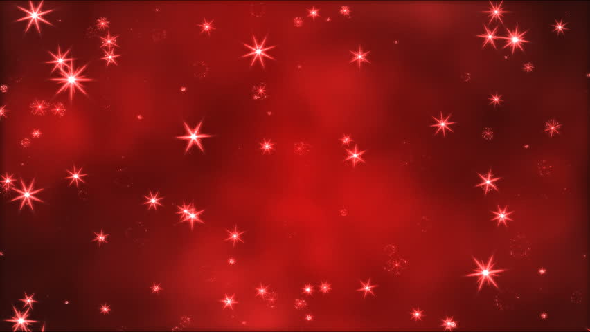 Red Sparking Falling Star Festive Motion Background Stock Footage Video ...