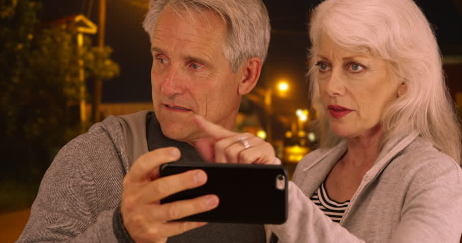 Stock video of confused elderly couple lost in a | 26472065 | Shutterstock