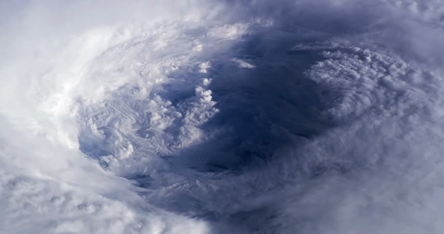 Hurricane Isabel Eye Close Up Stock Footage Video 100 Royalty