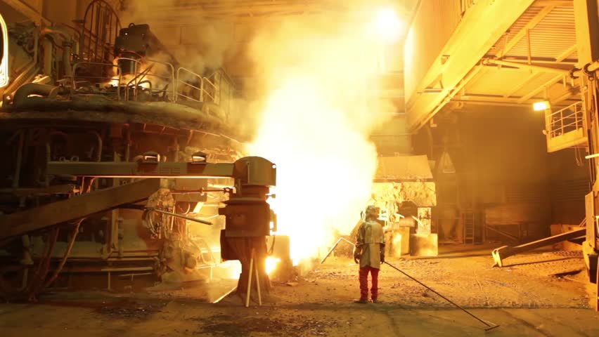 Header of steelworker