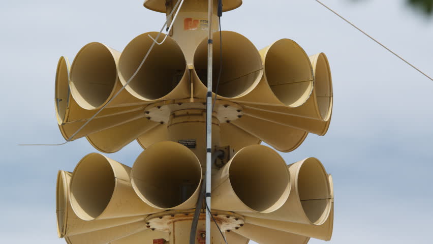 Tornado Sirens With Hail Falling Stock Footage Video 10701539 ...