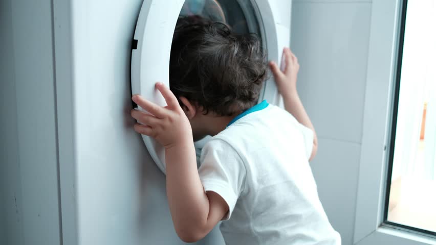 Baby Two Years Old Boy Stockvideos Filmmaterial 100