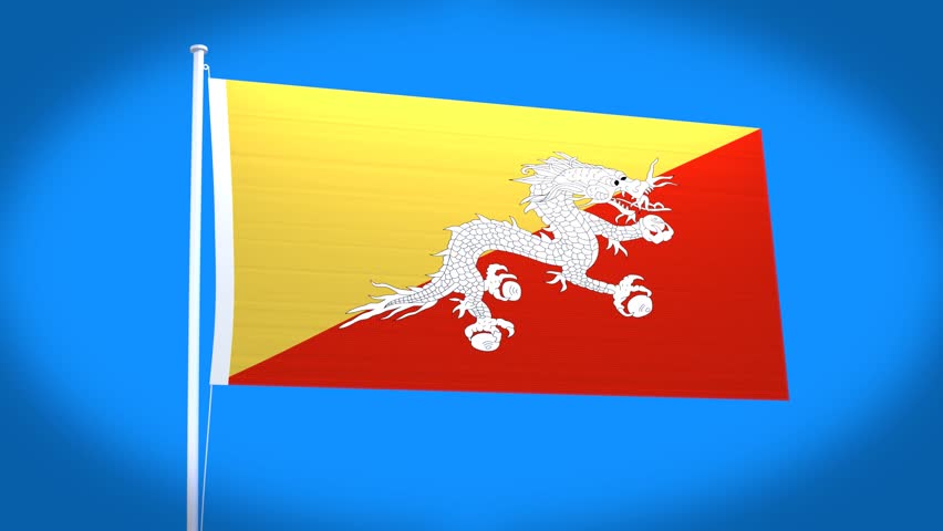 Flag Of Bhutan - Bilscreen