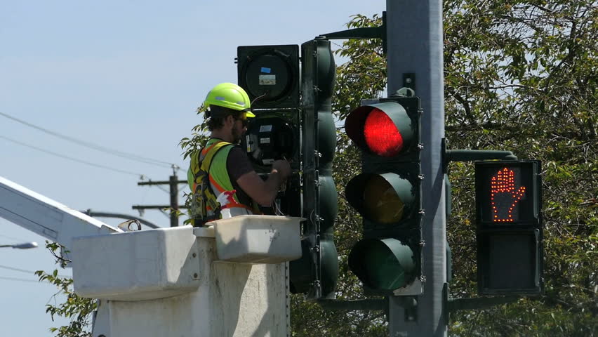 Stock Video Of Vancouver Bc Canada June 2018 A 27638473 Hd00 20vancouver Bc June 2018 A Traffic Light Technician Carefully Repairs Broken Signal By Replacing The Old Bulbs With New Ones In City Of