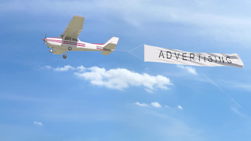  Airplane Banner Thank You Stock Footage Video 1767431 