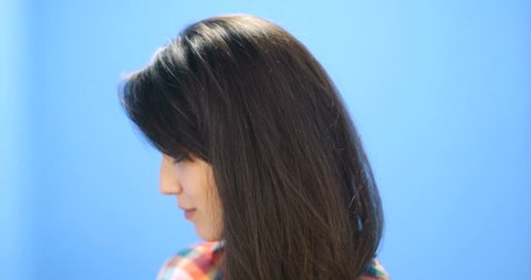 Girl Putting Her Hair Up Stock Footage Video 100 Royalty Free