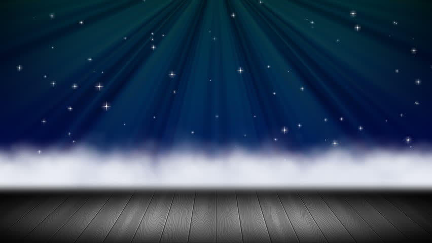 Animation of Night Sky with Stock Footage Video (100% Royalty-free