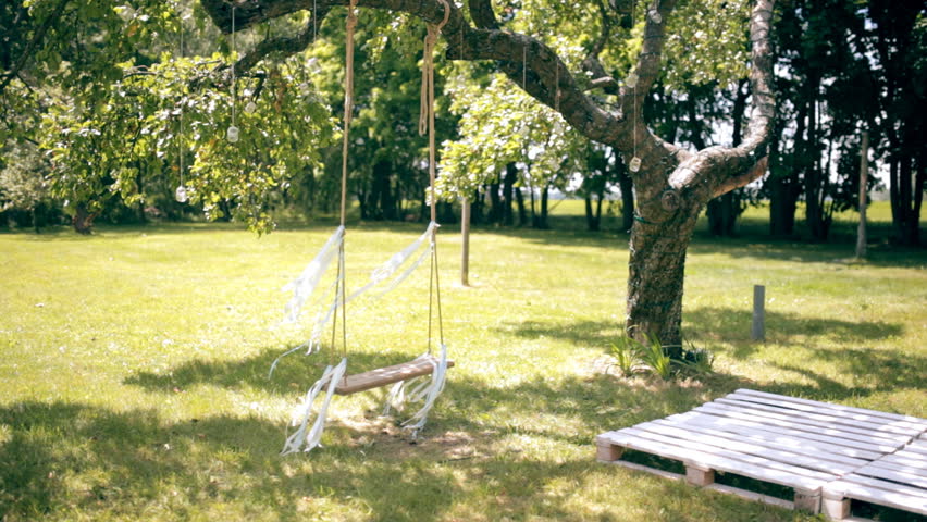 Wedding Decorations For Outdoor Wedding Stock Footage Video