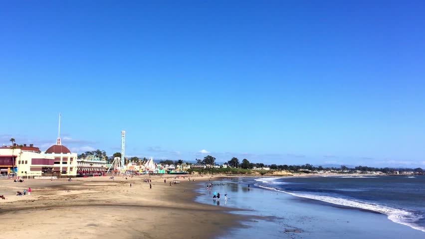 Santa Cruz Beach Boardwalk On Stock Footage Video 100 Royalty Free Santa Cruz Beach Boardwalk On The Northern Monterey Bay In County California