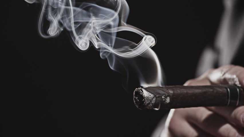 Cigar Smoking Stock Footage Video | Shutterstock