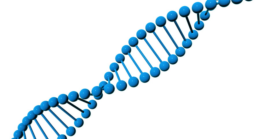 Biochemistry And Biology Scientific Concept: Rotating DNA Molecule ...