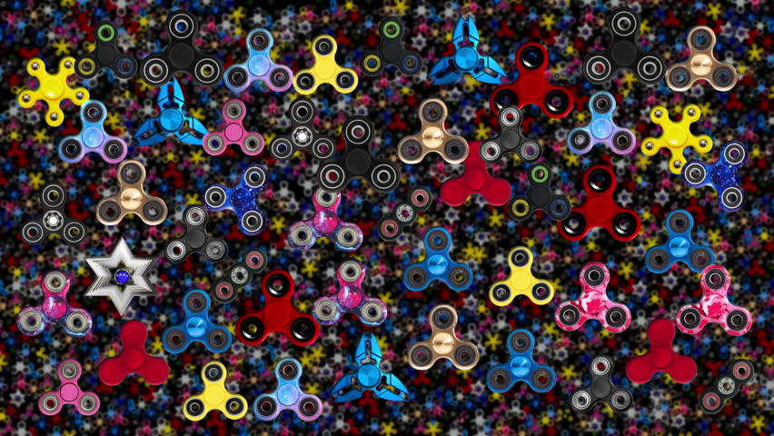 Colorful Fidget Finger Spinner Background Video de stock (totalmente ...