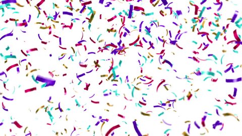 Animation Colorful Confetti Falling Loop Ready Stock Footage Video (100%  Royalty-free) 3041095 | Shutterstock