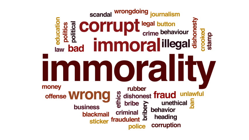 Header of immorality