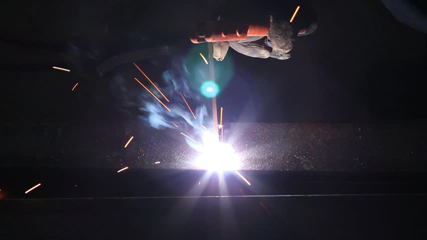 Close-up Of Quartz And Glass Welding Made With Gas High Temperature ...