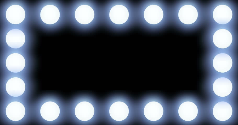 Frame Of Stage Lights With Stock Footage 100 Royalty Free 31212625 Shutterstock