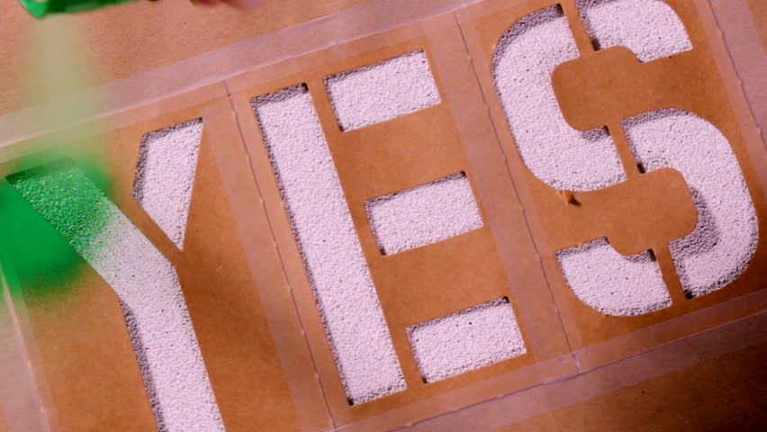 Header of stencil