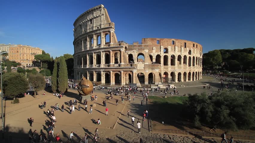 Time Lapse Of Colosseum, One Of The New Seven Wonders Of The World In ...