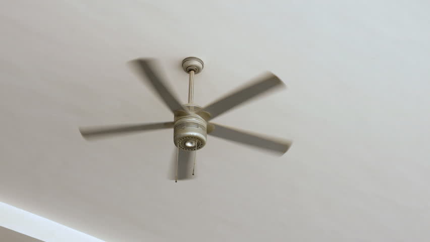 Ceiling Fan Is Rotating At Stock Footage Video 100 Royalty Free