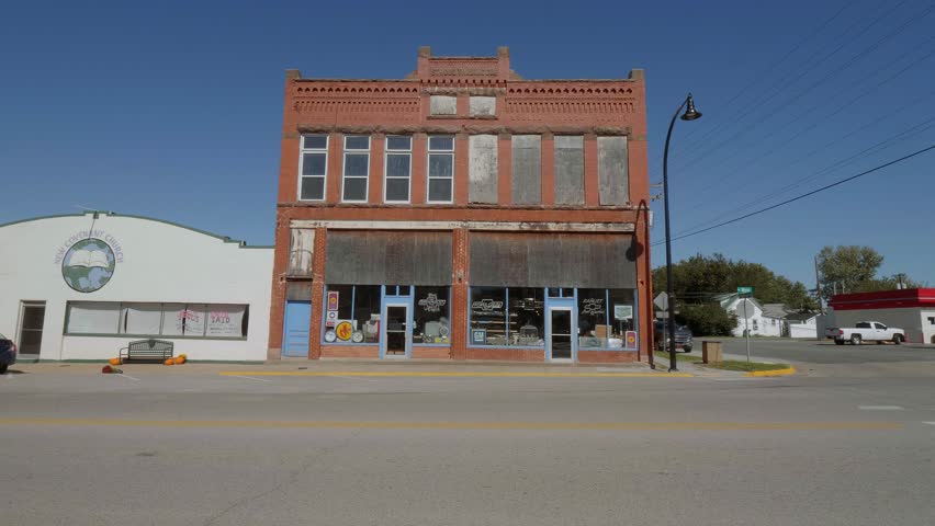 Street View In A Small Village Oklahoma At Route 66 Street View In A Small Village Oklahoma At Route 66
