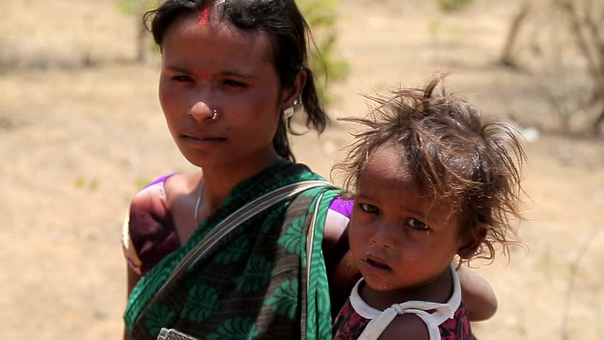 April 2016. India. Bihar. Scared Stock Footage Video (100% ...