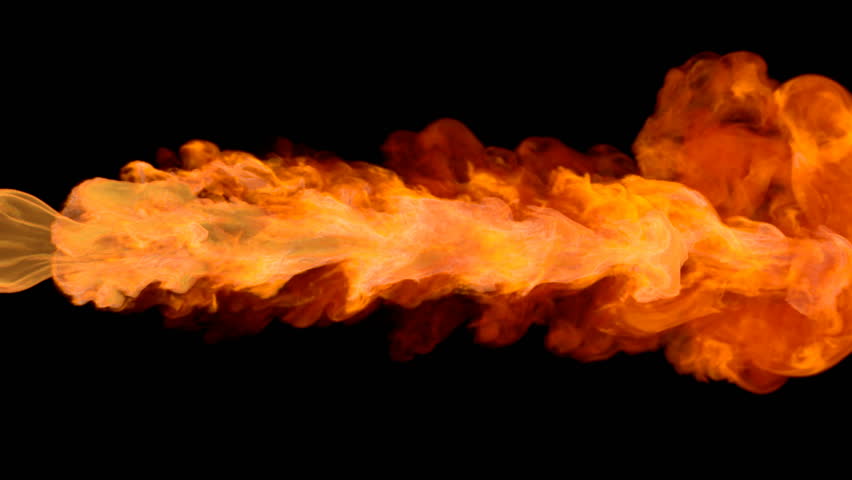 Red Fire Astract Video, High-definition 3d Render, HD 1080p Stock