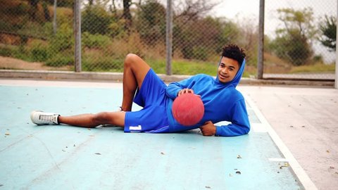 Laying On Ground Stock Video Footage