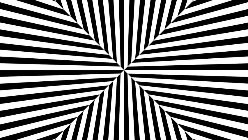 Abstract Black And White Stripes. 3d Rendering Seamless Loop Background ...