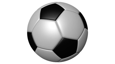 Isolated Soccer Ball Revolves Around Stock Footage Video 100 Royalty Free Shutterstock