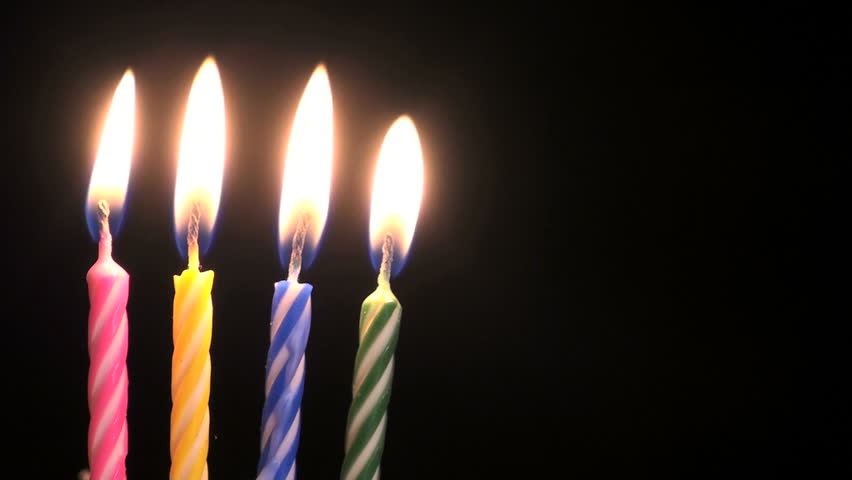 Birthday Candles Blow Out Slow Motion - NTSC Stock Footage Video 779155 ...