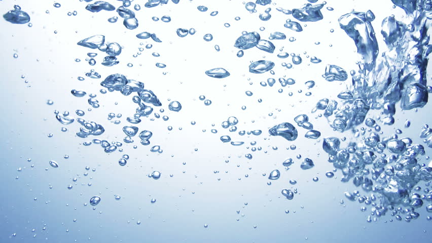 Close up of splash of water. Slow motion