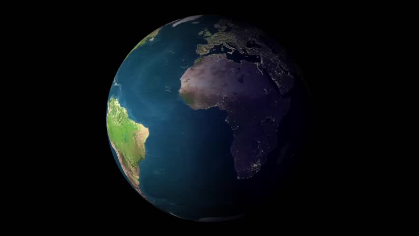 Stock video of day and night the earth spinning | 3753215 | Shutterstock