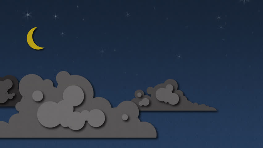 Night Sky - Hd Stock Footage Video (100% Royalty-free) 414715